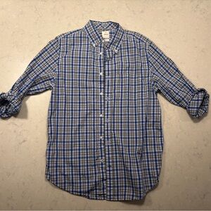 GAP Blue and White Checkered Shirt